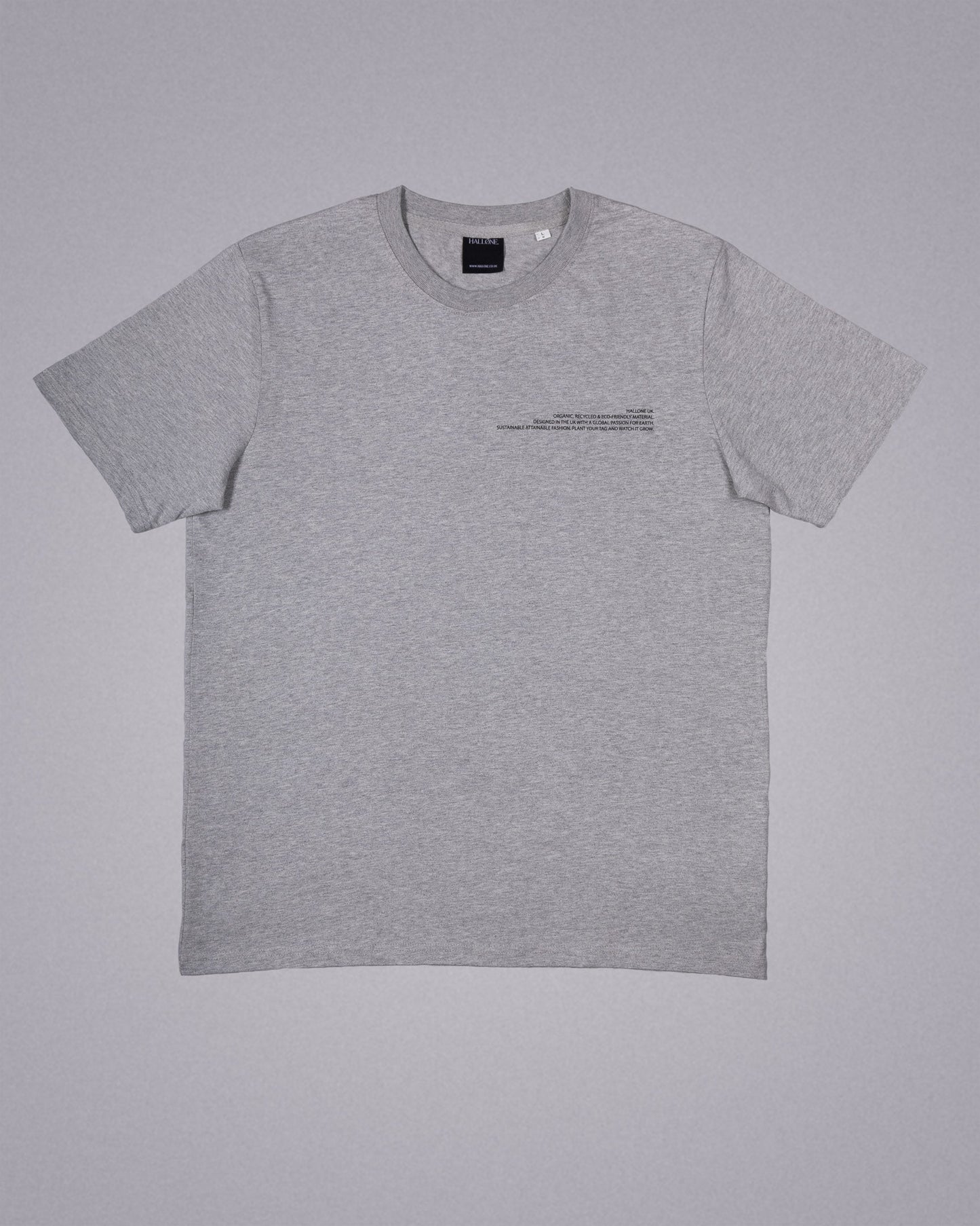 Grey Text Tee